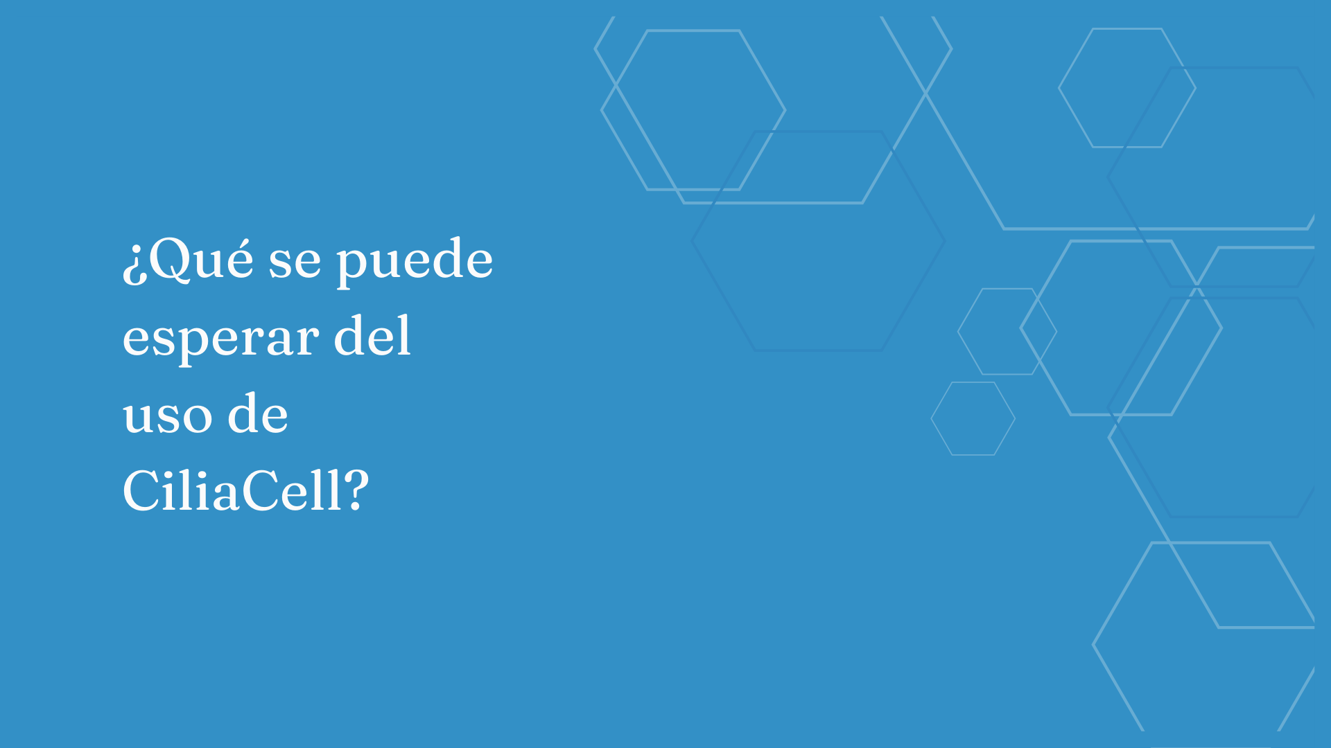 Cargar vídeo: What can you expect from using Ciliacell?