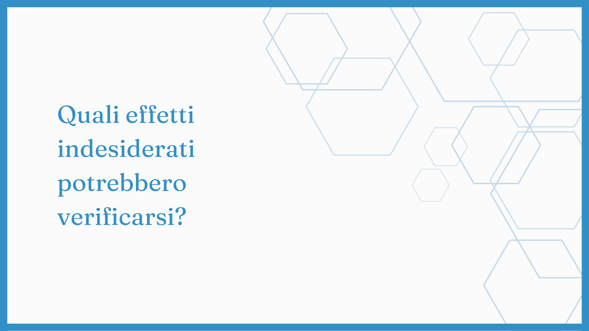 Carica video: Quali effetti collaterali potrebbero verificarsi?